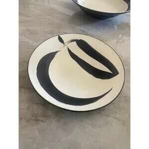 Vintage 60’s Ann Mallory Sumi California Pottery Shallow Bowl Or Plate 12-1/2”